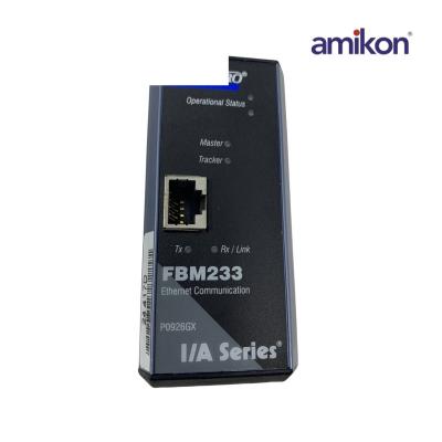 Foxboro FBM233 P0926GX Ethernet Haberleşme Modülü