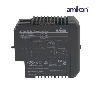 EMERSON KJ3201X1-BA1 12P2535X052 Kırmızı Ayrık Giriş Modülü