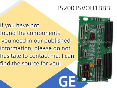 GE FANUC IS200TSVOH1BBB Servo Terminal Bloğuyla Endüstriyel Performansı Artırma