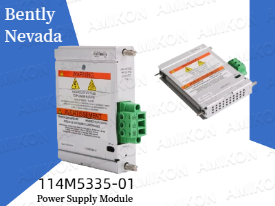 Bently Nevada 114M5335-01 Güç Kaynağı Modülü ile Sistem Çalışma Süresini Maksimize Edin